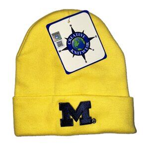 University of Michigan Knitwear Yellow Beanie, 0-6 months